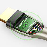 UGREEN HDMI Carbon Fiber Zinc Alloy Cable 5m (Gray)