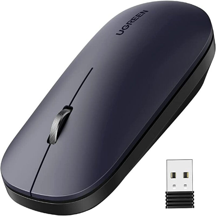 UGREEN 90372, 2.4G Slim Silent Computer Wireless Mouse with 4000 DPI, with 18-Month Battery Life(Black)