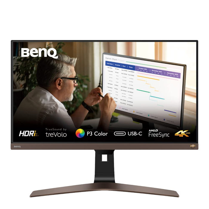 BenQ EW2880U 3840 x 2160 Pixels 28" 4K UHD IPS HDR10 Monitor( 90% DCI P3, Freesync, 3Wx2 Speakers,Hdmi,60W PD,Remote Control)