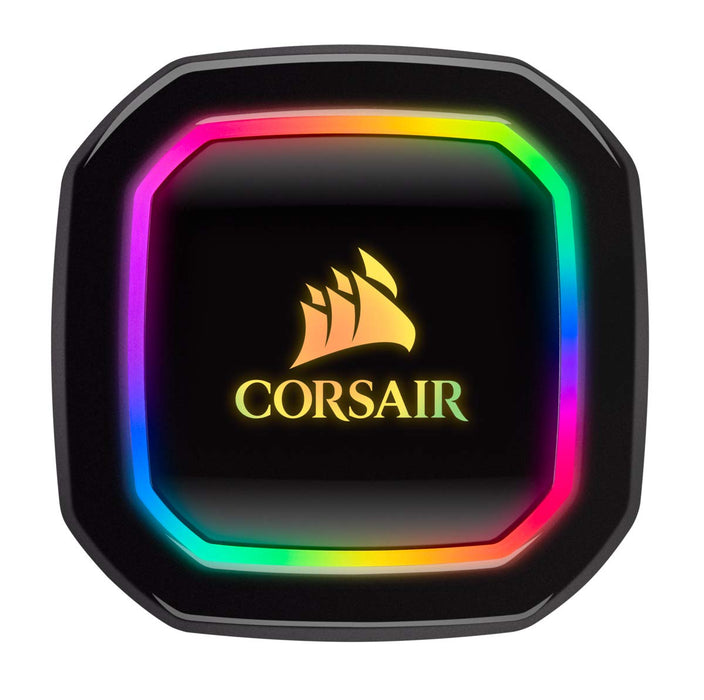 Corsair ICUE H100i Pro XT RGB,40MM RADIATOR, DUAL 120MM ML SERIES PWM FANS, ADVANCED RGB LIGHTING AND FAN CONTROL WITH SOFTWARE