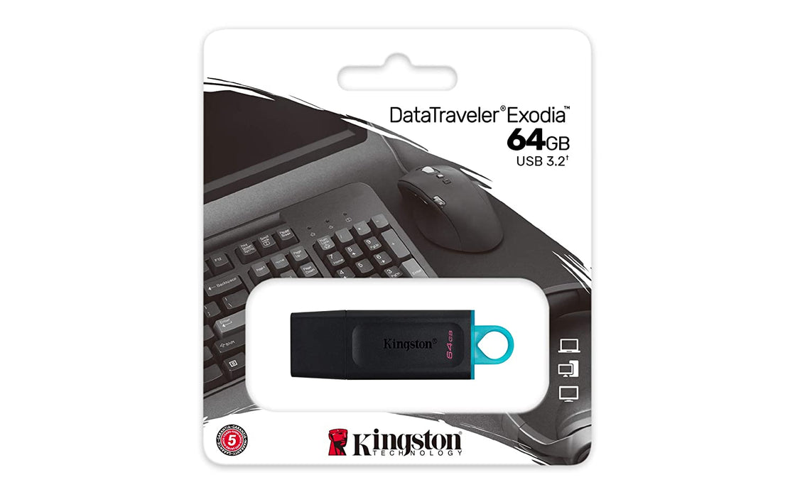 Kingston Data Traveler Exodia DTX/64GB Pen Drive USB 3.2 Gen 1 (Multicolor)
