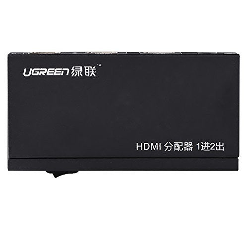 UGREEN 40201, 1 x 2 HDMI Amplifier Splitter-Black