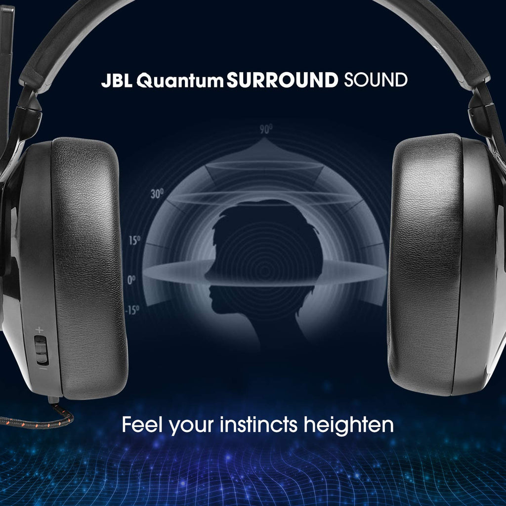 JBL Quantum 300 Wired Over Ear Gaming Headphone With Mic Open Box TeckPot