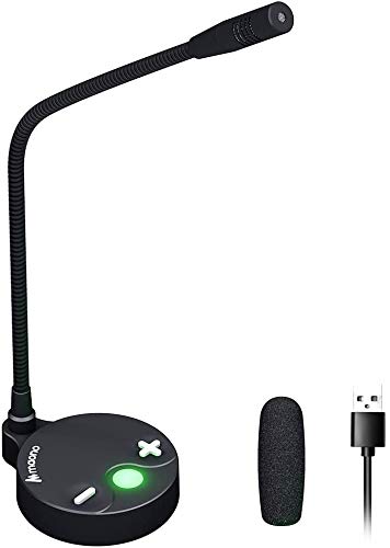 MAONO Au-Gm10 USB Condenser Unidirectional Gooseneck Microphone With Touch-Key(Open Box)