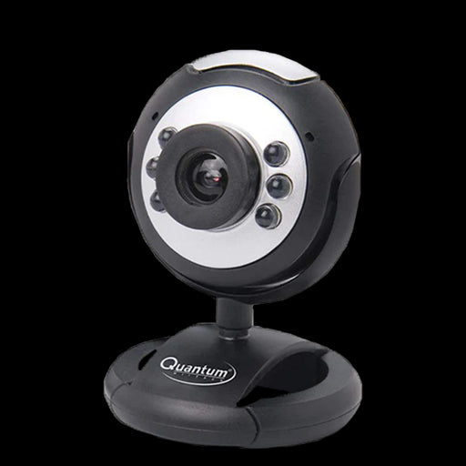 Quantum QHM495LM 25MP USB PC Web Camera With Night Vision & In-Built Mic(Open Box)