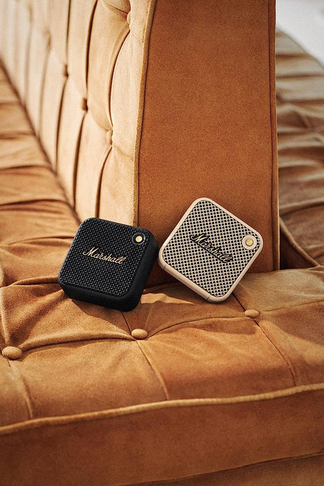 Marshall Willen Portable Bluetooth Speaker - Black & Brass