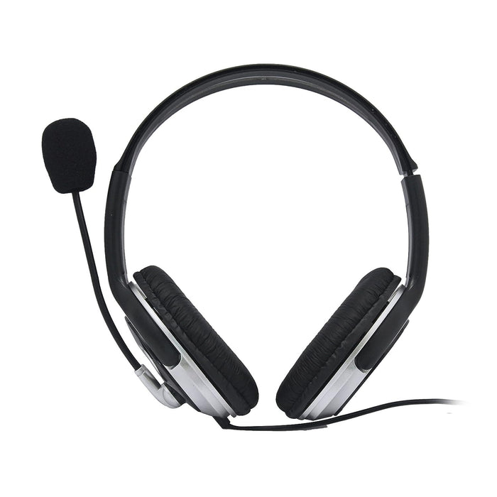 Hp B4B09PA Wired On Ear Headphones With Mic 3.5 Mm Drivers In-Built Noise Cancelling Foldable And Adjustable(Open Box)